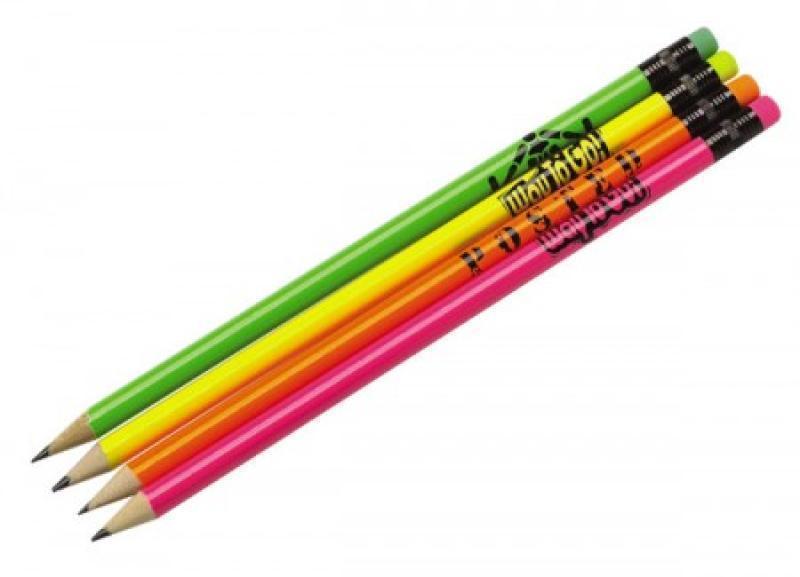 Neon Brite Lite Pencil matching Eraser