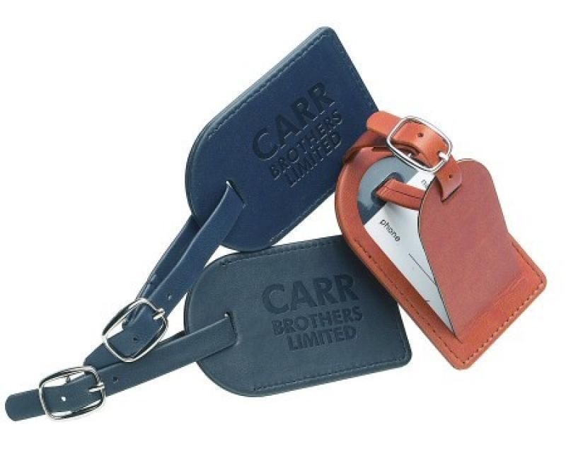 Soft Touch Belluno PU Leatherette Luggage Tag
