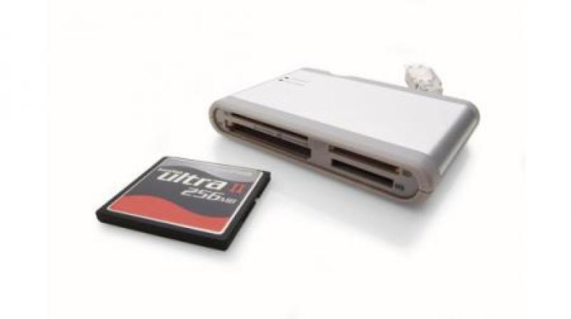 8 IN 1 CARD READER â€“ can read 8 different sort of memory cards, MS, MSII, SM, XD, MD, CF, MM, SD. 