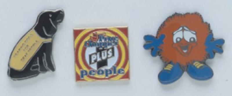 25mm Die Stamped Lapel Badge Soft Enamel