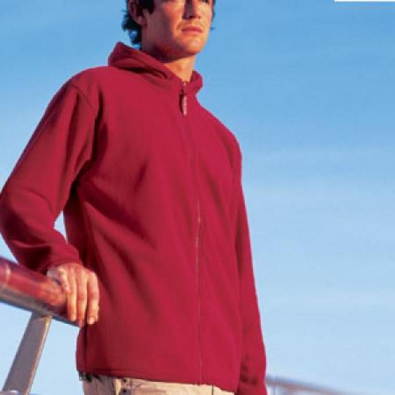 Fruit of the Loom Hooded Micro Fleece