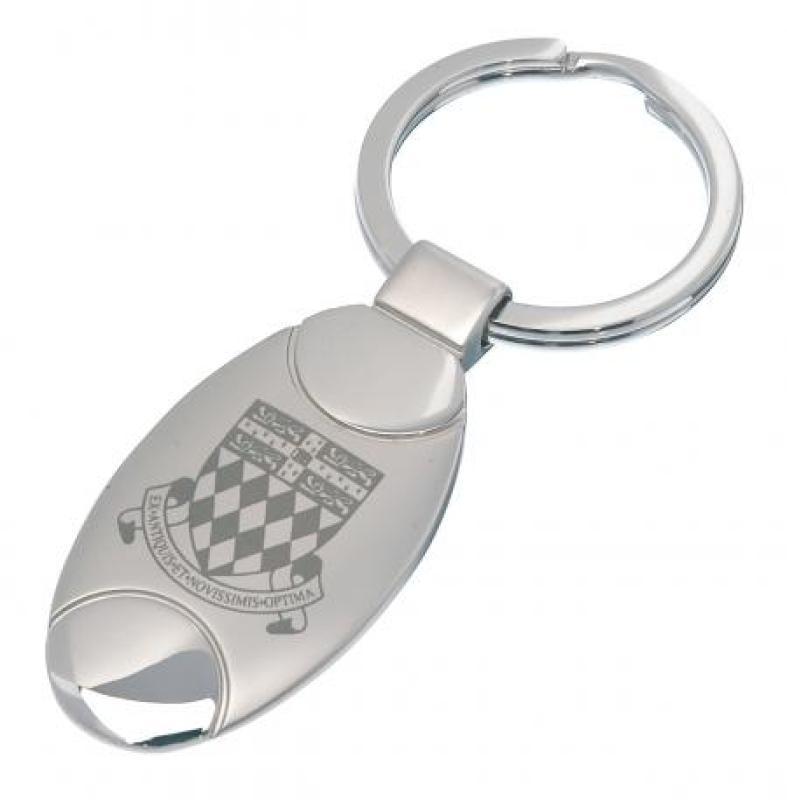 Delta Oval Keyring