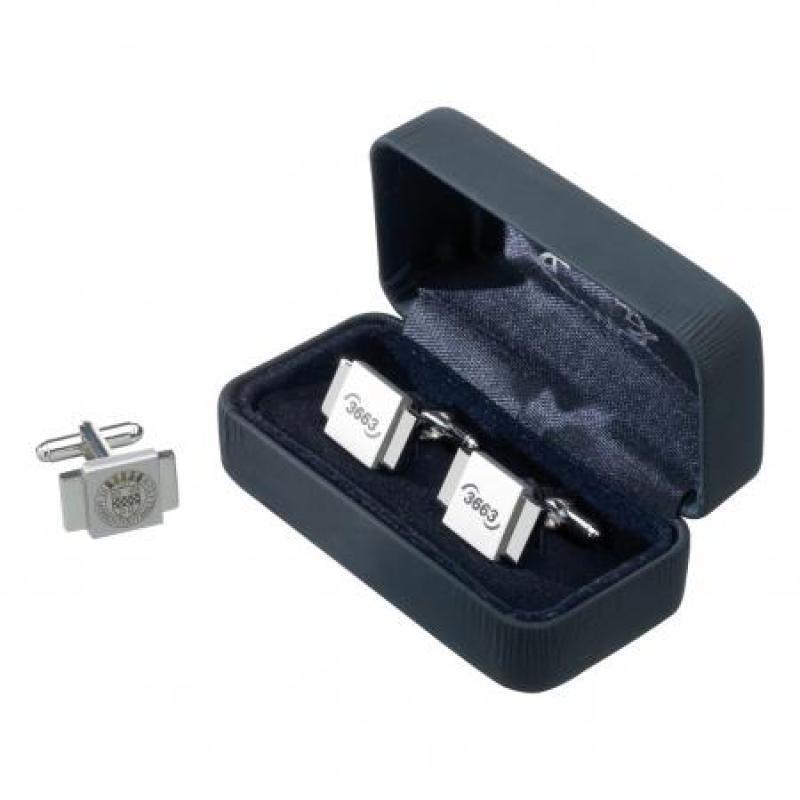 Two Tone Cufflinks in Deluxe Gift Box