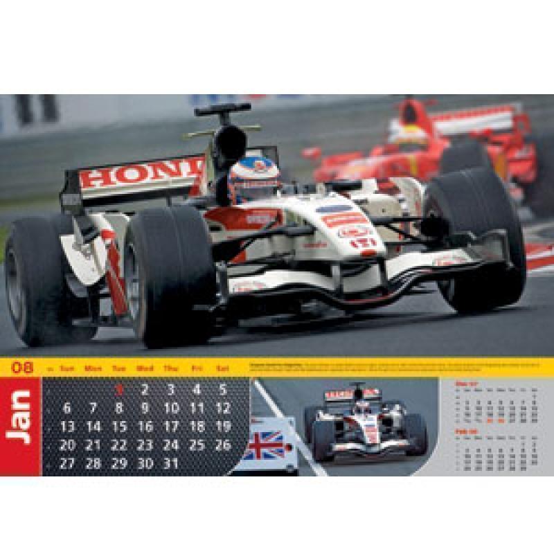 Motor Sport Landscape Calendar