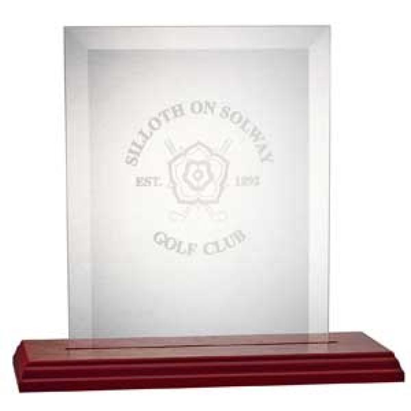 Glass Plaque