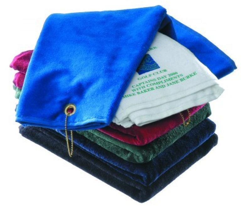 Tri-Fold 100% 650gm Luxury Cotton Velour Golf Towel
