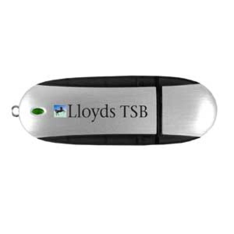 Oval Aluminium USB