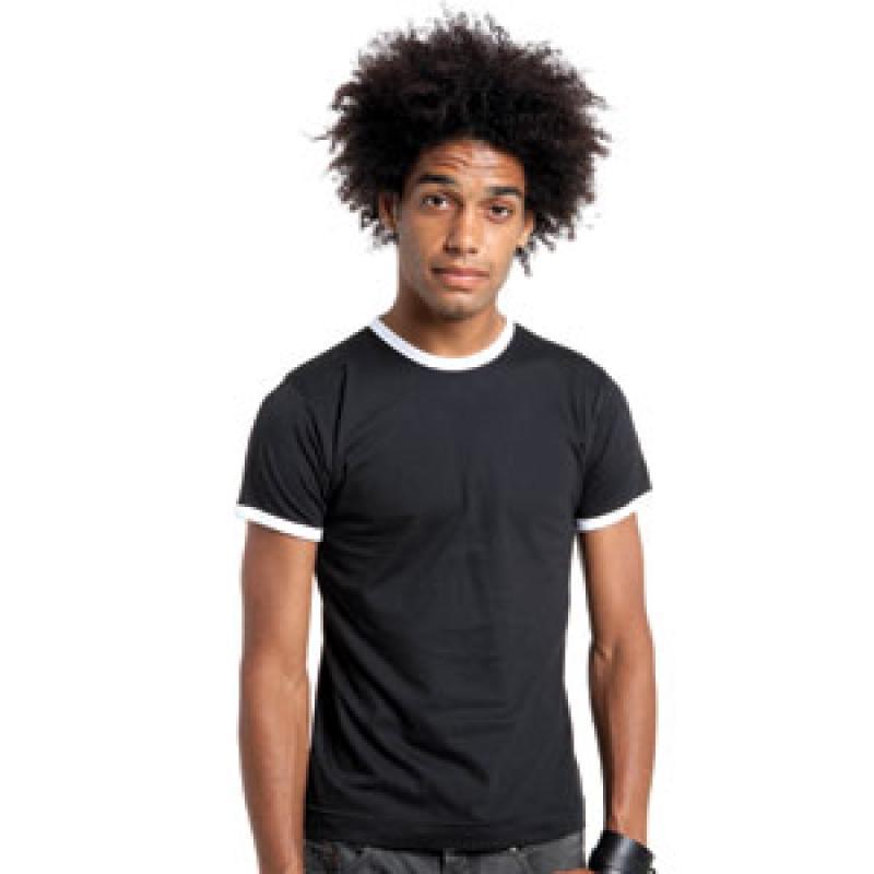 Jerzees Colours Fitted Ringer T-Shirt