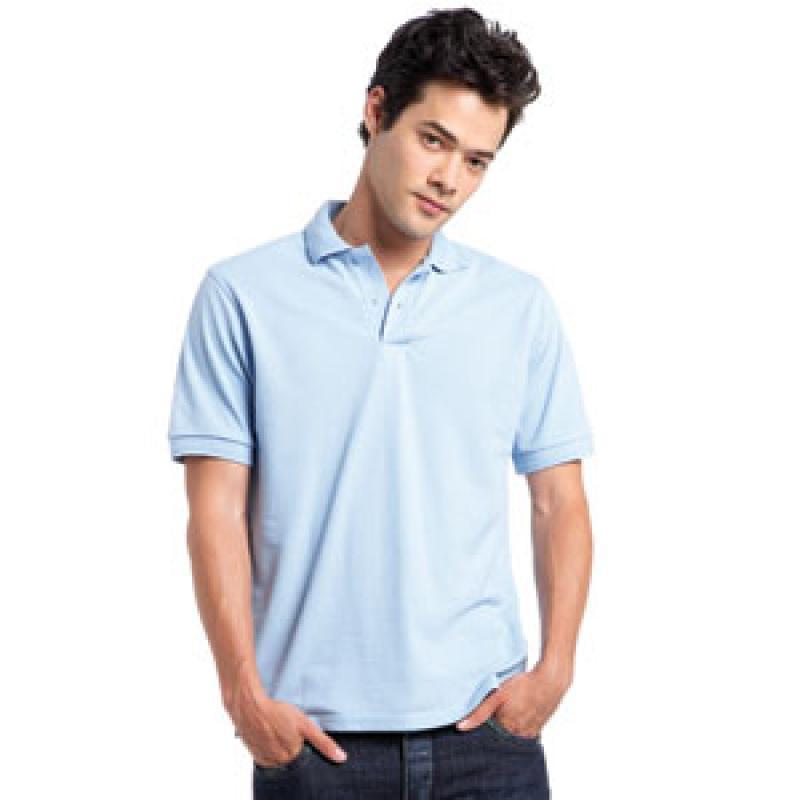 Jerzees Colours Ripple Collarr & Cuff Polo Shirt
