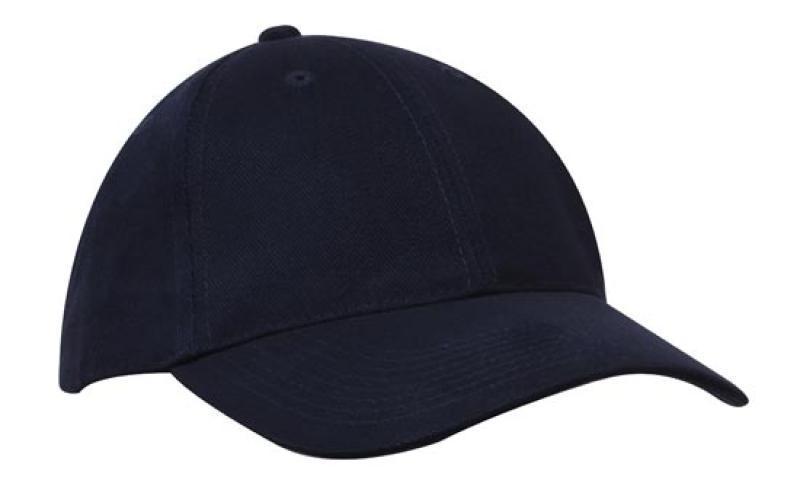 6 Panel Heavy Brushed Cotton Low Profile Baseball Cap