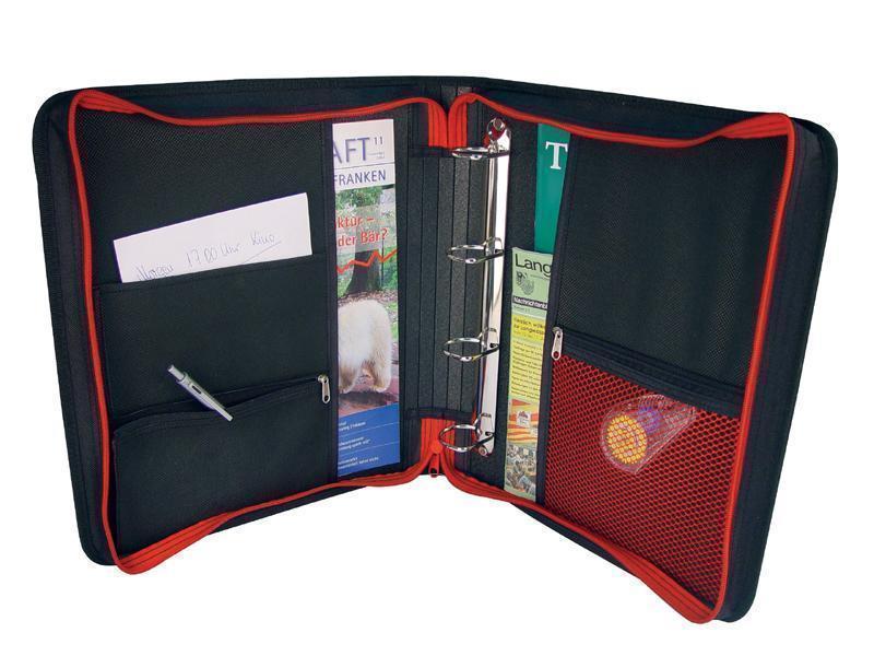 Business Folio Zipround Bag with Expanding inner files
